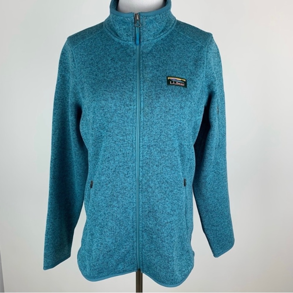 LL Bean Sweater Fleece Full Zip Jacket